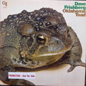 PROMO米CTIオリジ！プロモ白ラベル VANGELDER刻印！Dave Frishberg / Oklahoma Toad 1970年 CTI 1004 Margo Guryan Al Cohn Al Cohn AOR