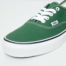 新品 VANS バンズ ヴァンズ US企画 AUTHENTIC オーセンティック デッキシューズ スニーカー 緑 グリーン US8（26cm）_画像5