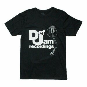 新品 Def Jam Recordings デフジャム Tシャツ レーベルT 黒 XL