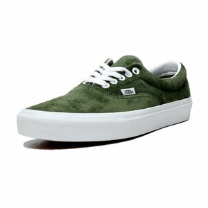 新品 VANS バンズ ヴァンズ US企画 レディース ERA Pig Suede ピッグスウェード 緑 olive オリーブ green グリーン US6（24cm）