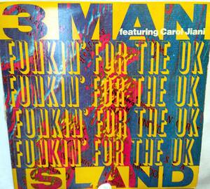 試聴 ★ 3 MAN ISLAND / FUNKIN' FOR THE UK 1988年 US ORIGINAL盤