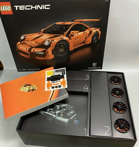 ◇ LEGO TECHNIC Porsche 911 GT3 RS 【保管品/未組立】 【箱開封済み】 【箱潰れあり】 レゴ テクニック / 未使用(S230707_6)