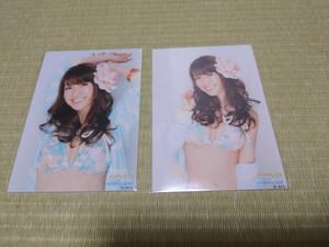 AKB48 水泳大会 DVD特典　生写真2種コンプ 大島優子