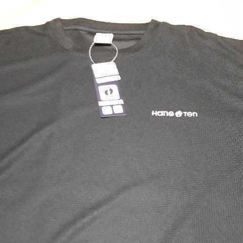 ▼1278　Hangten　ハンテン　ドライ 半袖Tシャツ 黒　4Lサイズ 　　新品1枚タグ付 2　