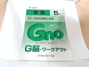 G脳　ワークアウト　算数５年　立体の求積と水位　中学受験グノーブル 　年　月　日 発行