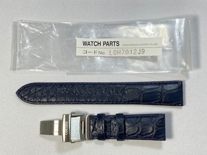 L0H7012J9 SEIKO Presage 20mm original leather belt buckle attaching crocodile navy SARX053/6R15-03V0 other for cat pohs free shipping 