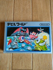 銀箱 デビルワールド ファミコン ソフト Devil World 任天堂 Nintendo GAME Family Computer Famicom