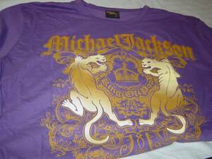 Michael Jackson Tシャツ 紫 XLサイズ