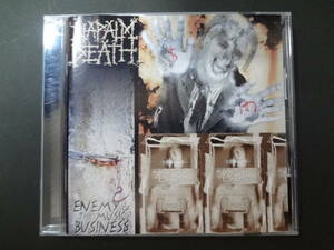 NAPALM DEATH/enemy of the music business 国内盤 CD ナパーム・デス グラインドコア メタル extreme noise terror carcass