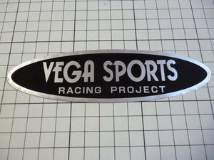 VEGA SPORTS RACING PROJECT ステッカー (耐熱 アルミ/152×43mm) ベガ スポーツ レーシング プロジェクト