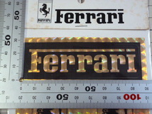 Ferrari ステッカー 当時物 です(プリズム/1シート) フェラーリ_画像4