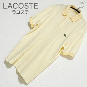 ラコステ 半袖 ボーダーポロシャツ サイズ14 ( M〜Lサイズ相当) lacoste