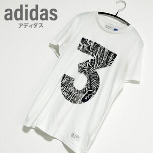 アディダス プリントロゴ 半袖Tシャツ Sサイズ adidas Tee