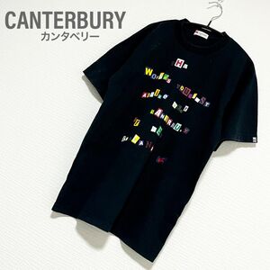 カンタベリー プリントロゴTシャツ Mサイズ canterbury