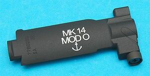 OEM029　G&P M14 ボルトカバー BK Mk14 Mod0刻印入り US NAVY仕様に