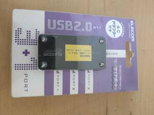 USBハブ エレコム U2H-H4SBK　未開封