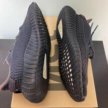 送料込 美品 USED 28.5 US10.5 adidas Yeezy Boost 350 V2 Static Black FU9006 アディダス イージー ブースト スタティック ブラック _画像7