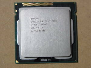 ★Intel Core i3-2120 SR05Y 3.30GHz Sandy Bridge LGA1155 2コア 4スレッド (Ci0608)