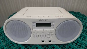 COQ594 SONY ZS-S40 PERSONAL AUDIO SYSTEM CDラジオデッキ ソニー 音出し&ラジオ受信&CD再生OK 動作品 現状品 