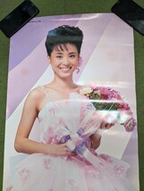 COQ587 松田聖子 ポスター カネボウ kanebo 当時物 レア 昭和レトロ アイドル 109×42 現状品_画像2