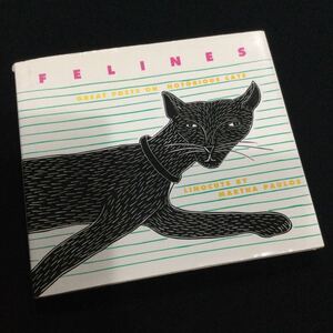 猫　リノカット　版画　作品集　Felines 洋書　英語　ネコ　画集　リノリウム Martha Paulos