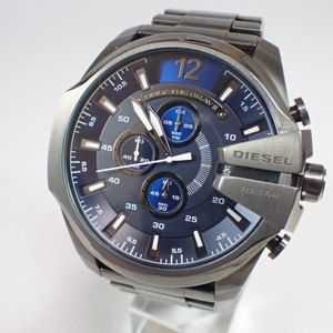  diesel DIESEL wristwatch DZ4329 men's chronograph quarts blue black 