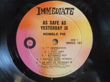 ハンブル・パイ[Humble Pie/As Safe As Yesterday Is]米オリジナル盤/ マト101A/101B /Peter Frampton/Steve Marriott/Small Faces_画像4