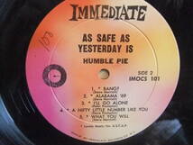 ハンブル・パイ[Humble Pie/As Safe As Yesterday Is]米オリジナル盤/ マト101A/101B /Peter Frampton/Steve Marriott/Small Faces_画像5