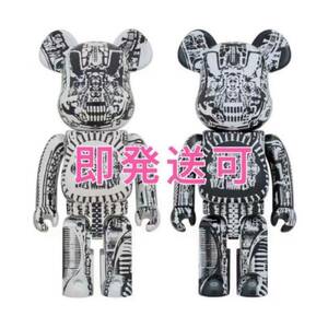 即発送可！新品未開封！BE@RBRICK H.R.GIGER セット 1000％