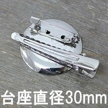 【60個パック】2WAY コサージュピン シルバー 色 台座直径 30mm sgy-98-60p_画像5