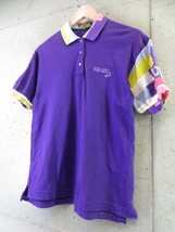 【送料300円可】010c169◆お洒落◆KENZO GOLF ケンゾーゴルフ ロゴ刺繍 半袖ポロシャツ 2/ゴルフシャツ/ジャケット/レディース/女性/婦人_画像2