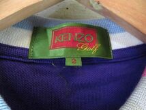 【送料300円可】010c169◆お洒落◆KENZO GOLF ケンゾーゴルフ ロゴ刺繍 半袖ポロシャツ 2/ゴルフシャツ/ジャケット/レディース/女性/婦人_画像9