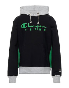 DENIM TEARS × Champion リバースウイーブパーカ ブラック S(USサイズ) Champion TEARS チャンピオン Tremaine Emory 新品タグ付