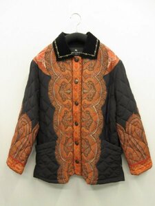 エトロ ETRO ★ シルク ペイズリー 中綿入り キルティング ジャケット ★ 大きいサイズ42 ジャパン国内正規品