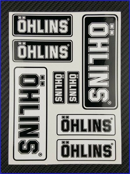 オーリンズ OHLINS ステッカー ブラック S189