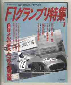 【d0315】95.1 F1グランプリ特集Vol.67／1994総集編「16のクライマックス」、F1ドライバーの体力測定、右京速さの秘密、…