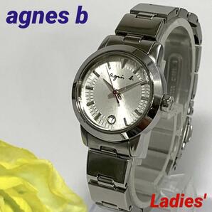 948 agnes b アニエスベー GIVE LOVE レディース 腕時計 デイト クオーツ式 新品電池交換済 人気 希少