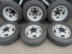 スタッドレス　195/75R15　2021年製　ダンロップ　LT03 ダイナ　トヨエース　デュトロ　THD 15×5J　5穴　ホイール現状　　6本値段