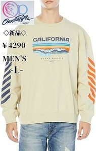 送料込み 新品￥4290メンズL◇Ocean Pacific◇裏起毛トレーナー スウェット