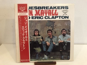 【中古品】ジョン・メイオール & エリック・クラプトン JOHN MAYALL & ERIC CLAPTON BLUESBREAKERS SLC-228 LP　帯付　#100905