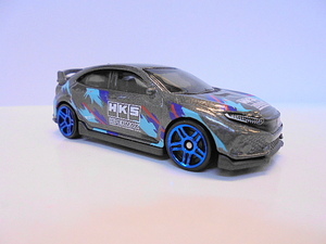 ルース品 Hotwheels 2018 ホンダ シビック タイプR ミニカー ホットウィール HKS