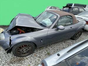 2306-002 NCEC Mazda Roadster VS softtop Heisei era 18 year 1 month front ... accident car part removing one time delete ( document equipped )