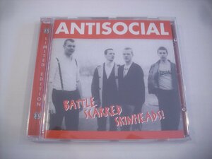 ● 輸入EEC盤 CD　 THE BEST OF ANTI SOCIAL / BATTLE SCARRED SKINHEADS! アンチソーシャル スキンヘッズ 1995年 AHOY CD 44 ◇r50706