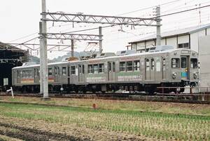 鉄道写真　水間鉄道　7000系　冷房改造車　Lサイズ　ネガ・データ化