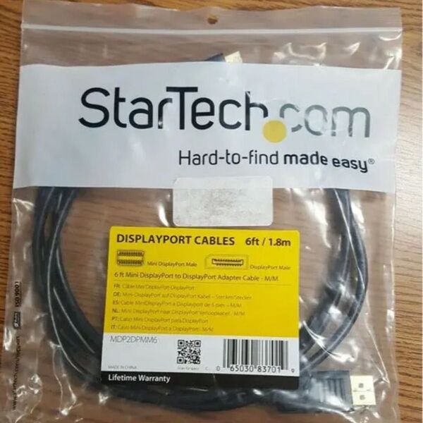 ☆Mini DisplayPort to DisplayPort Adapter Cable ディスプレー ケーブル