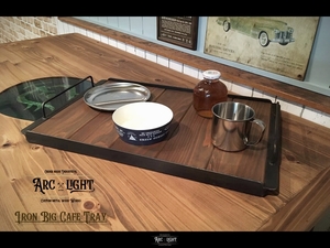  железный большой Cafe tray (Big/ распорка ) tray ручная работа товар кемпинг стол растения полки полка ...