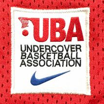 NIKE UNDERCOVER アンダーカバー ナイキ UBA バスケット メッシュシャツ ロングスリーブ シューティングトップ Jun Takahashi ロンT 刺繍_画像7