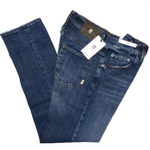 送料無料 未使用品 Pt Torino Denim トレンド系フィットの新型◆DUB◆本格ディテールストレッチデニム size31インチ (製品ウエスト80cm)