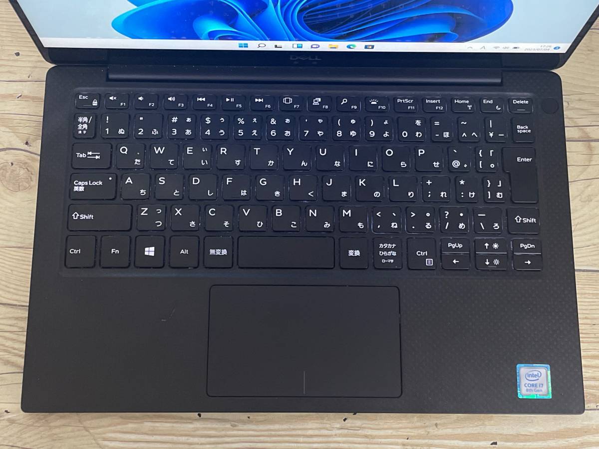 良品♪】DELL XPS 13-9370[8世代/Core i7 8550U 1.8GHz/RAM:16GB/SSD