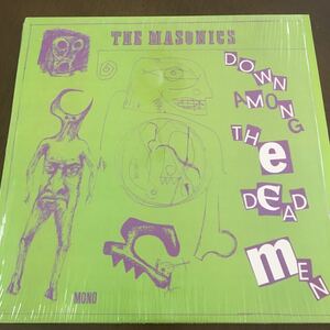 The Masonics Down Among The Dead Men LP Garage Rock, Punk, Rock & Roll レコード レア